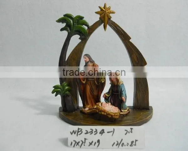 Polyresin Religious Nativity Set Religious Item Home Decoration Desktop Decoration photo-2