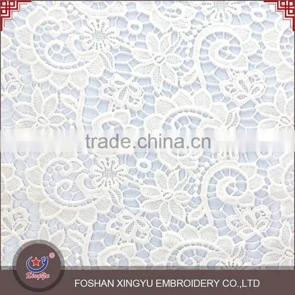 Fashion Promotional Custom Latest New Fashion Embroidery Net Dress Embroidered Bridal Fabric Designs photo-2