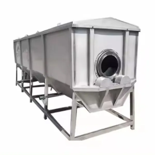 Stainless Steel Nuts Hot Water Blancher Potato Sweet Corn Mangoes Kiwi Chips Boiling Blanching Machine for Jute Leaves photo-4