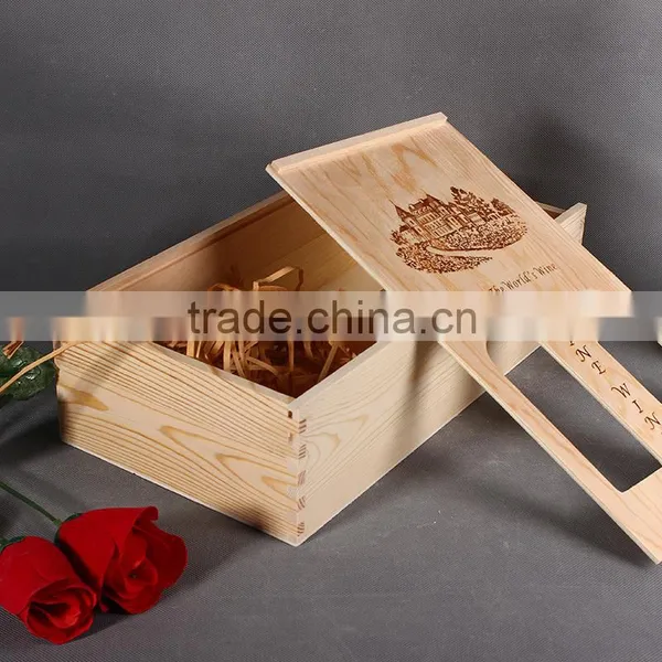 Wine Gift Box Wooden Packing Boxes,Decorative Christmas Gift Boxes photo-4