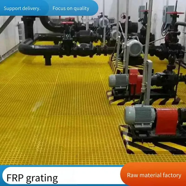 Fiberglass Grating, Marine Platform and Ship Deck Grating, Trench Grid Cover, Photovoltaic Power Generation Passage photo-4