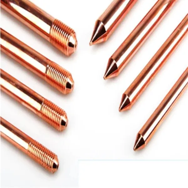 Copper Clad Steel Ground Rod Threaded Sectional Earthing Rod for Electrical Grounding
