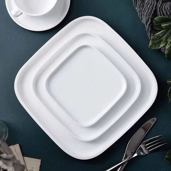 HoReCa Fine China Wholesale Plates Bowls Cups Platters Serve for 5 Stars Hotel Hotelware Supply photo-2