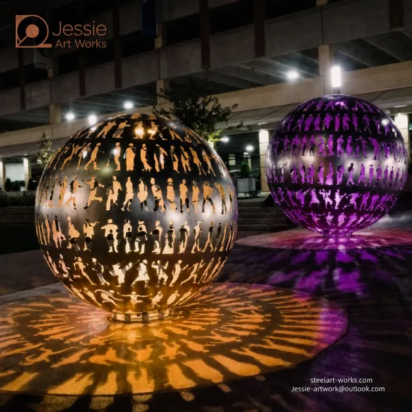 Outdoor LED Light Sculpture
