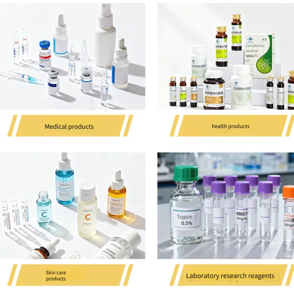 fully automatic high-speed 8-head vial filling machine, a servo liquid filling and capping all-in-one machine for essence