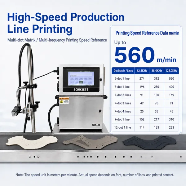 Continuous Inkjet Printer for Shoe Materials Leather PU EVA Rubber Parts Identification Coding photo-2