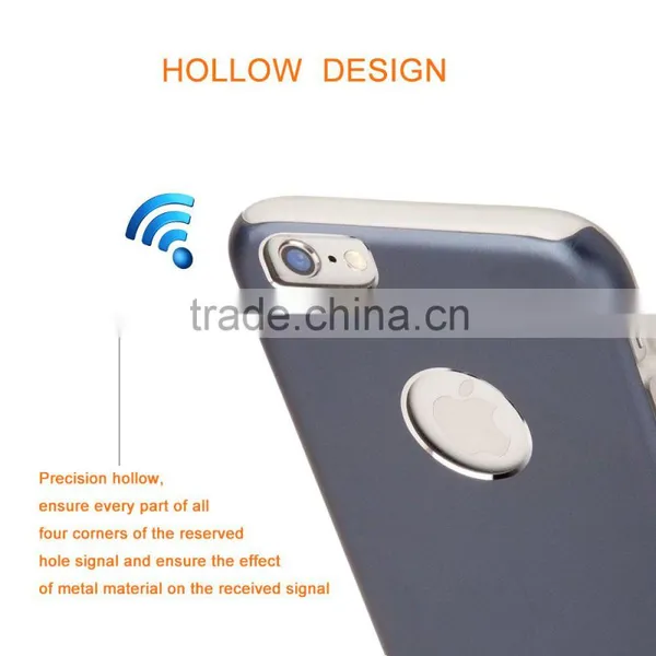 2016 New Arrival Dual Aluminum Case for Iphone 6 Matte Black Housing photo-3
