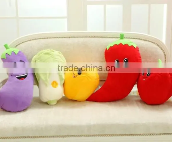 Vegetables Purple Eggplant Pillow Cute Plush Pillow Fashion Baby Toys photo-2