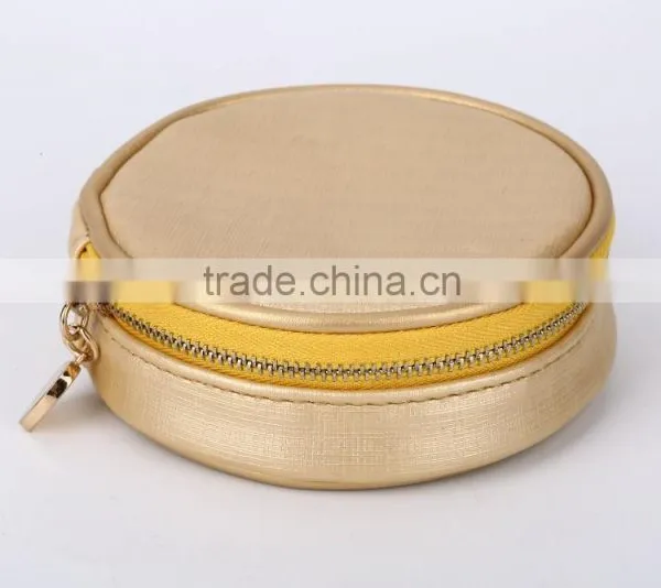 High Quality PU or PVC Leather Popular Color Cosmetic Bag for Women photo-2