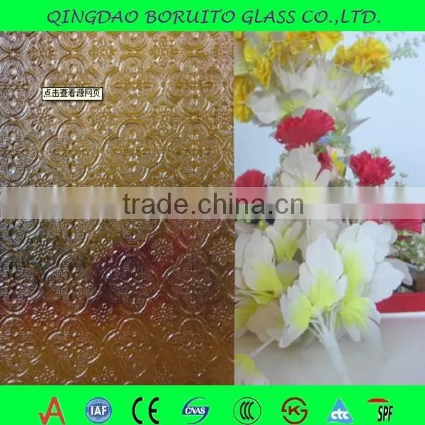 3-19mm Extra Clear Patterned Glass/decorative Frosted Glass/Clear Screen Printing Glass Quality Choice photo-5