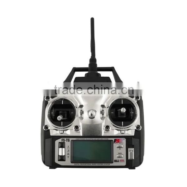 Flysky FS-T6 Radio Control 2.4G 6 Channel Transmitter Receiver for RC Helicopter photo-2