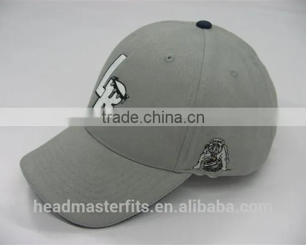 Custom Embroidery Baseball Hats Sandwich Brim Bill Plain Baseball Cap photo-3