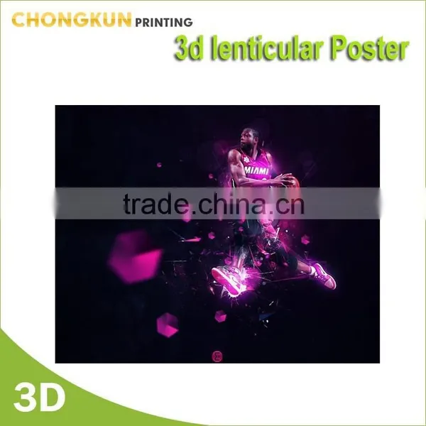Hot Sale 3d Lenticular Printing Sports Poster photo-2