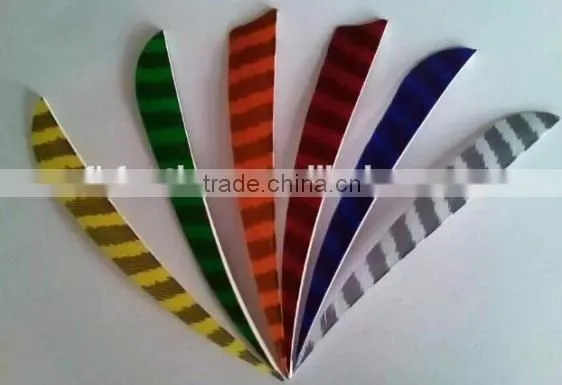 Archery Vanes And Stripe Feather Arrow For Archery Arrow Shooting