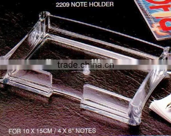 ACRYLIC NOTE HOLDER