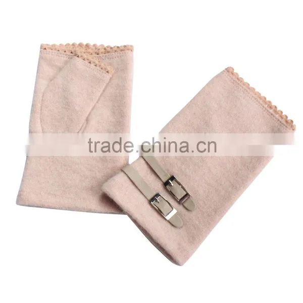 Women Fingerless Gloves Knitted Winter photo-2