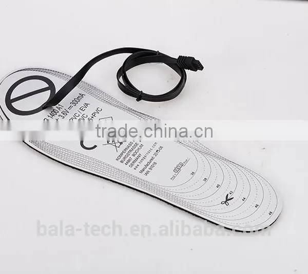 Lithium Battery Remote Controled Heating Insoles, Shoe Pad, CE & ROHS Certification photo-2