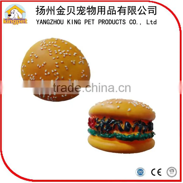 Factory Direct Sale Customized Plastic Singing Hamburger Toy for Dog photo-4
