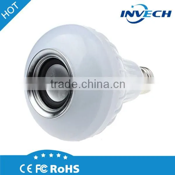 Smart wireless led bulb lighting bluetooth light bulb speaker 12w
