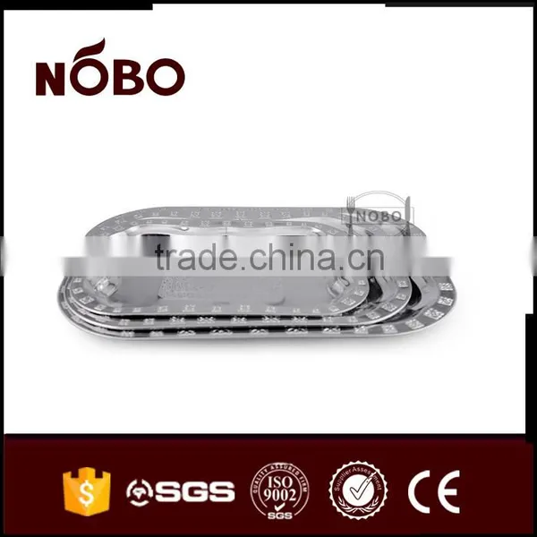 NOBO Stainless Steel Dinner Plate for Food photo-3