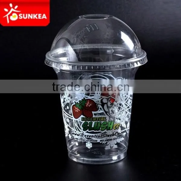 450ml, 500ml, 16oz Transparent Plastic Cup With Straw and Lid photo-2