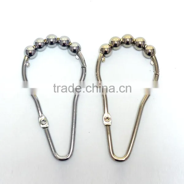 The Gourd Buckle Shower Curtain Hooks/ Steel Shower Curtain Hooks/stainless Steel Shower Curtain Hooks Quality Choice