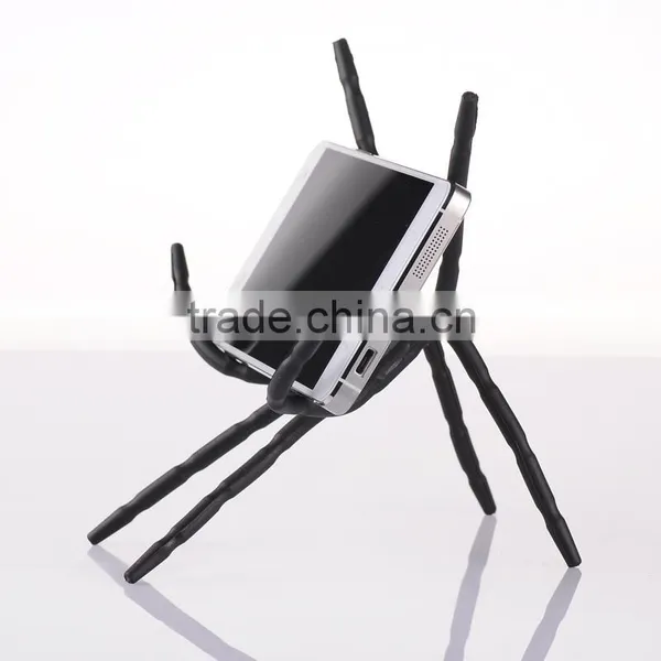 New Universal Black Spider Funny Cell Phone Holder for Desk photo-2