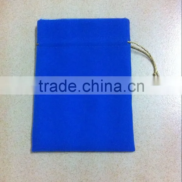 China Small Velvet Bag With Satin Lining,velvet Outside and Satin Inside photo-3