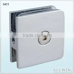 Solid Brass Radius Corner Two Screw Hole Glass Clip photo-4