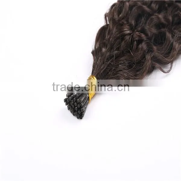 Hot Products High Quality Keratin i Tip/u Tip Ombre Hair Extension For Cheap photo-3