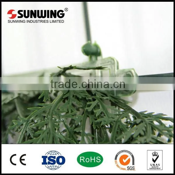 Plastic Garden Edging Fence Artificial Vine Leaves photo-2