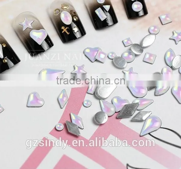 Best Price ! Bling Bling White Opal Hotfix Stones Wholesale ZX:SZ578 photo-6