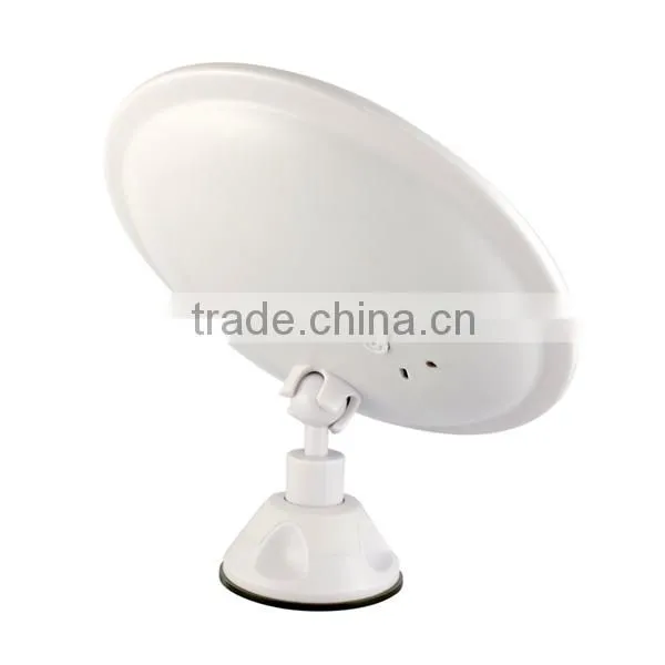 Round 5X Magnification Lighted Makeup Mirror With Suction Cup photo-3