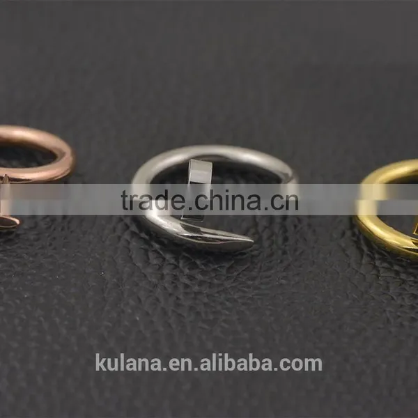 Modern Engagement Rings Twisted Nail Rings
