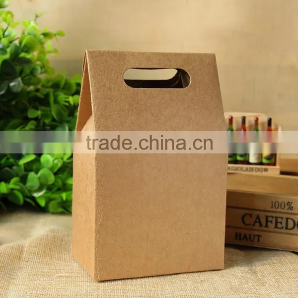 High Quality Recycled Feature Hand Bag,kraft Paper Bag for Snack Food photo-3