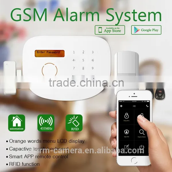 Wireless GSM Security Alarm System With Competitive Price and High Quality ,support IOS APP+Android APP!!! photo-2