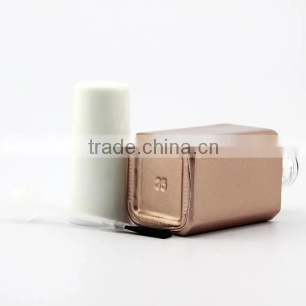 Fancy Glass Bottle for Nail Polish With Dupont Brush photo-3