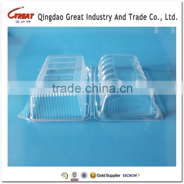 Disposable Clear Clamshell Cake Plastic Packaging Box Quality Choice photo-2