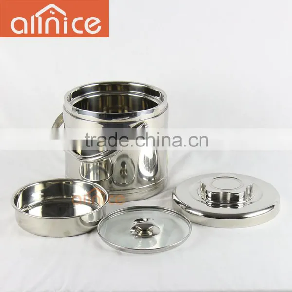 Supper Big Size Hand Pot Keep Food Warm Durable Stainless Steel Food Container photo-3