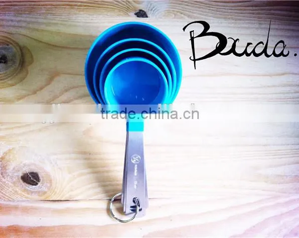 4pcs Colourful Different Size Measuring Cup With Stainless Steel Handle BD-C7940 photo-2