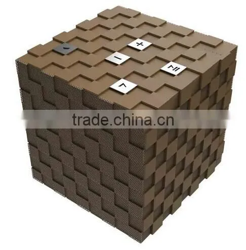 Free Shipping Output 8W Subwoofer Speaker Rubik's Cube Style Portable Wireless Bluetooth Speaker photo-4