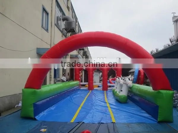 2015 Best Sale Sports Game Inflatable Horse Run Track for Kids photo-3