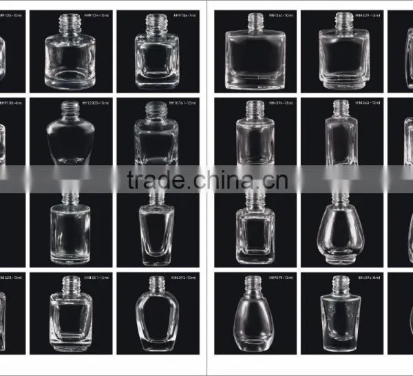High End Acrylic Wholesale Nail Polish Bottles With Cap and Brush photo-3