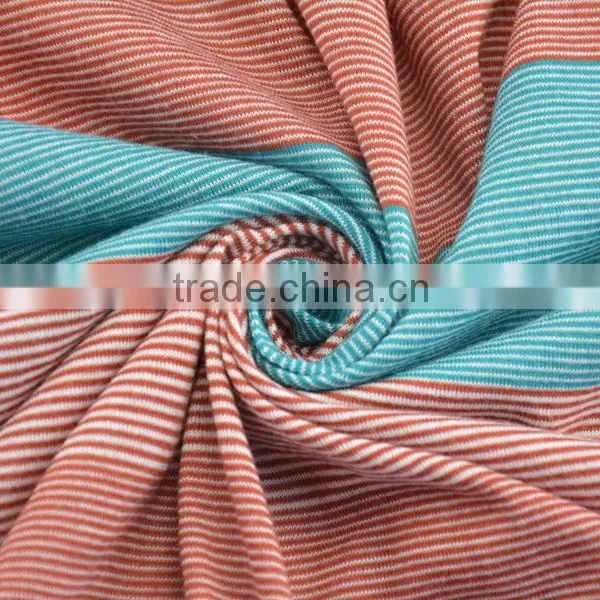 Jiufan Textile 100 Knit Polyester Yarn Dyed Fabric photo-2
