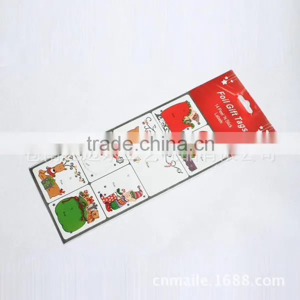 Merry Christmas Paper Sticker,promotional Gift Paper Sticker photo-4