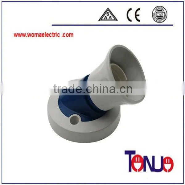 Oblique Porcelain Lamp Holder