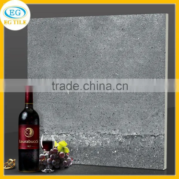 60x60 Italian Anique Dark Grey Nonslip Flooring Porcelanato Rough Cement Tile