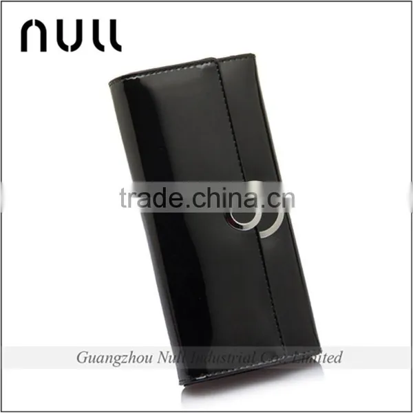 High Quality Designer Ladies Wallet Case Cell Phone Case Gary Leather Wallet photo-2