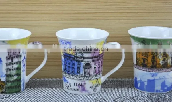 14OZ Kitty Cat Fully Decal Printed Ceramic Mug, Shiny Surface New Bone China Coffee Cup, KL5001-10705 photo-4