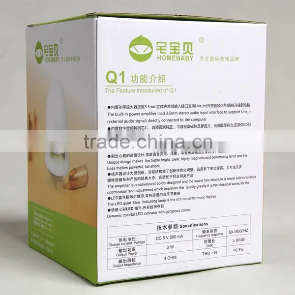 Corrugated Board Printed White and Black Bulllet Logo With Bar Codepackage Case for Multimedia Digital Audio photo-3